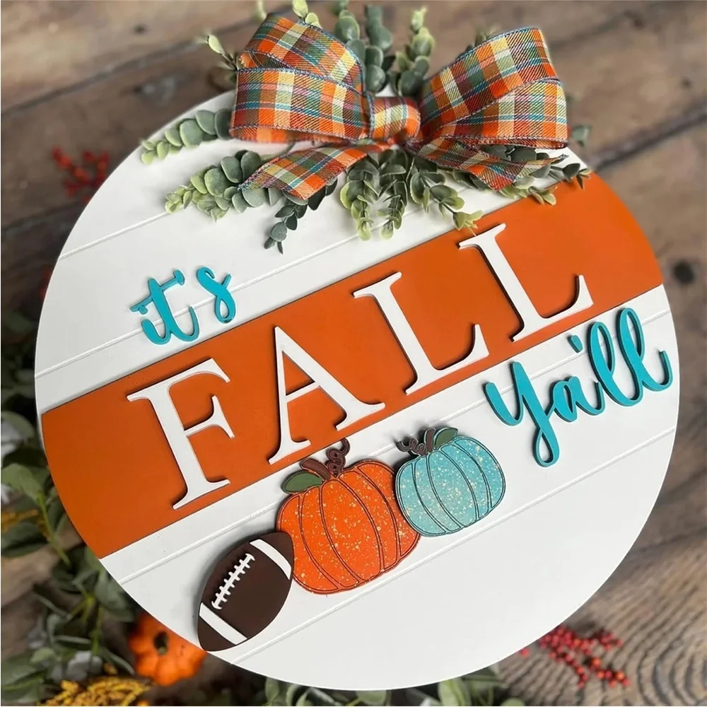 Fall wooden Decor Sign